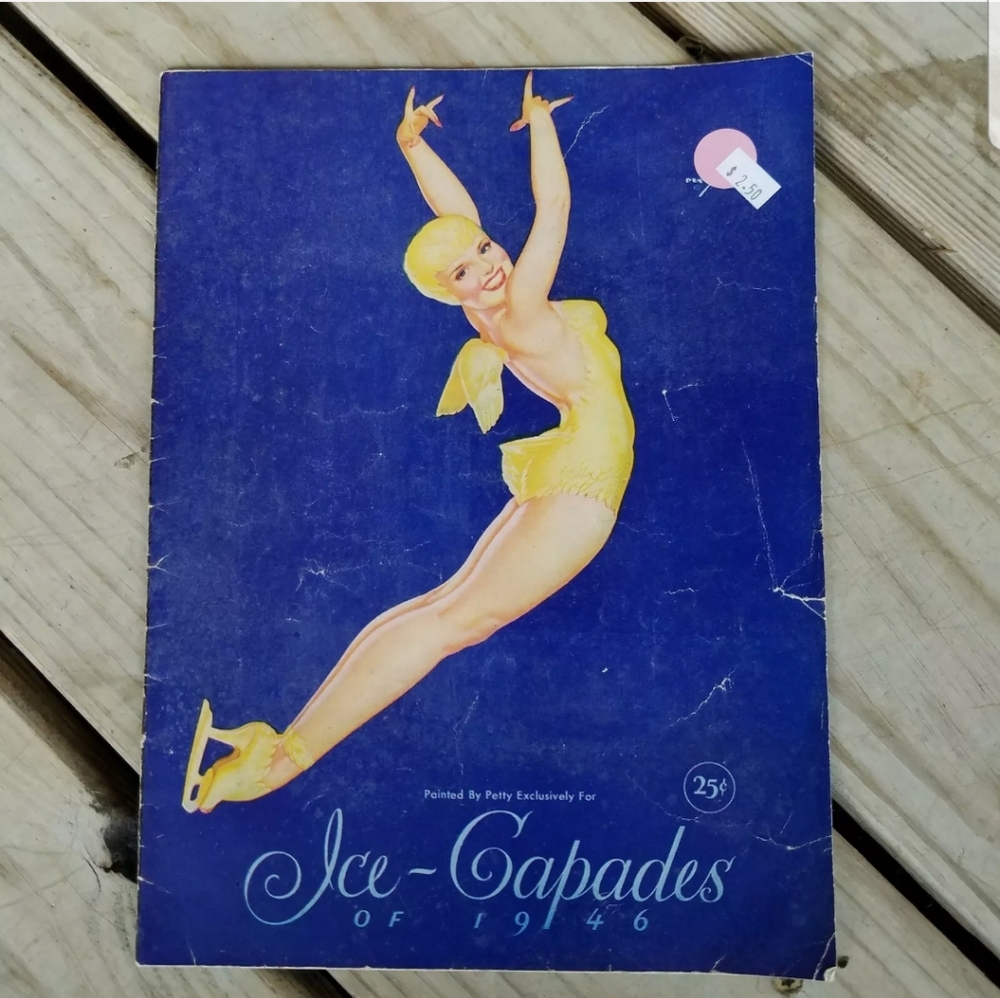 Donna Atwood ICE CAPADES Souvenir Program BOBBY SPECHT Petty Cover BOSTON 1946